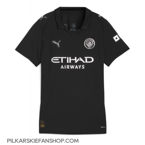 Koszulka piłkarska Manchester City Nico Gonzalez #14 Strój wyjazdowy dla kobiety 2025-26 tanio Krótki Rękaw Koszulka piłkarska Manchester City Nico Gonzalez #14 Strój wyjazdowy dla kobiety 2025-26 tanio Krótki Rękaw